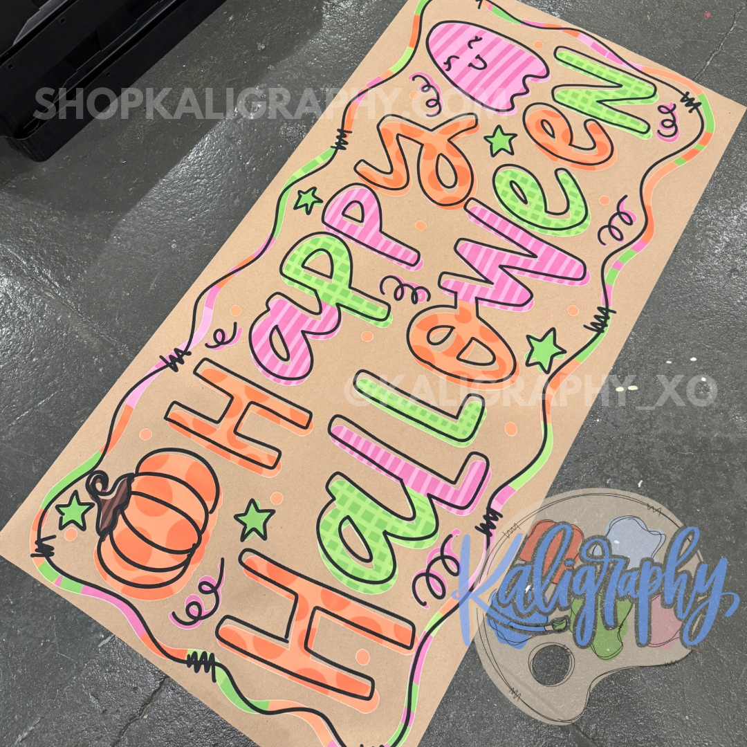Happy Halloween PRINTED Banner