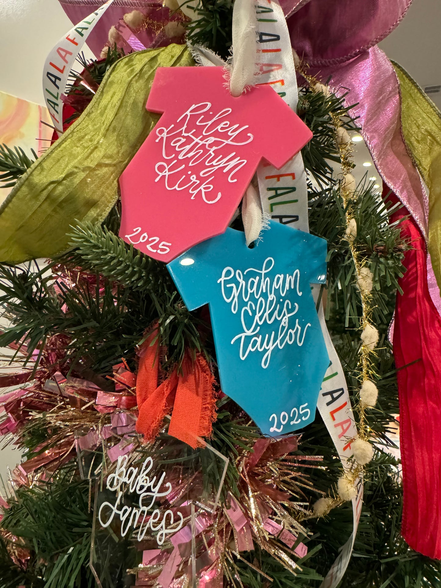 Acrylic Onesie Ornament