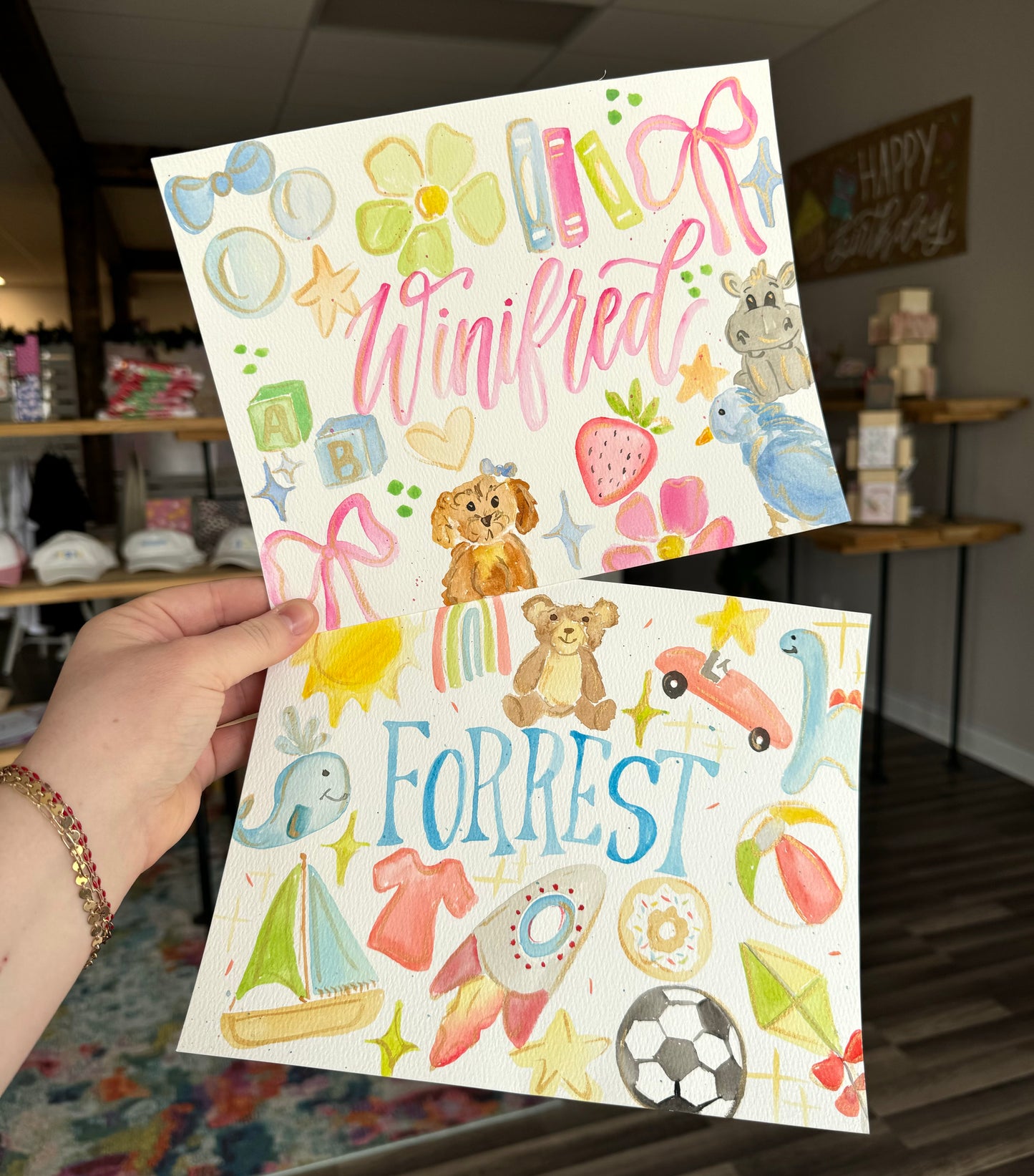 Favorite Things Watercolor