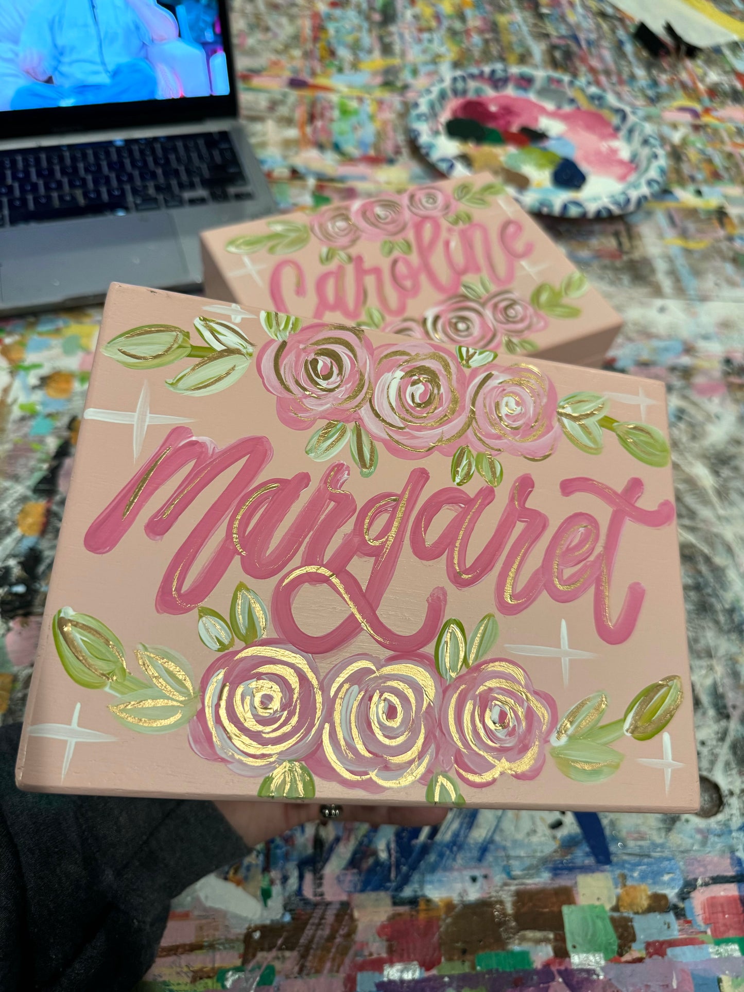 Painted Jewelry Boxes