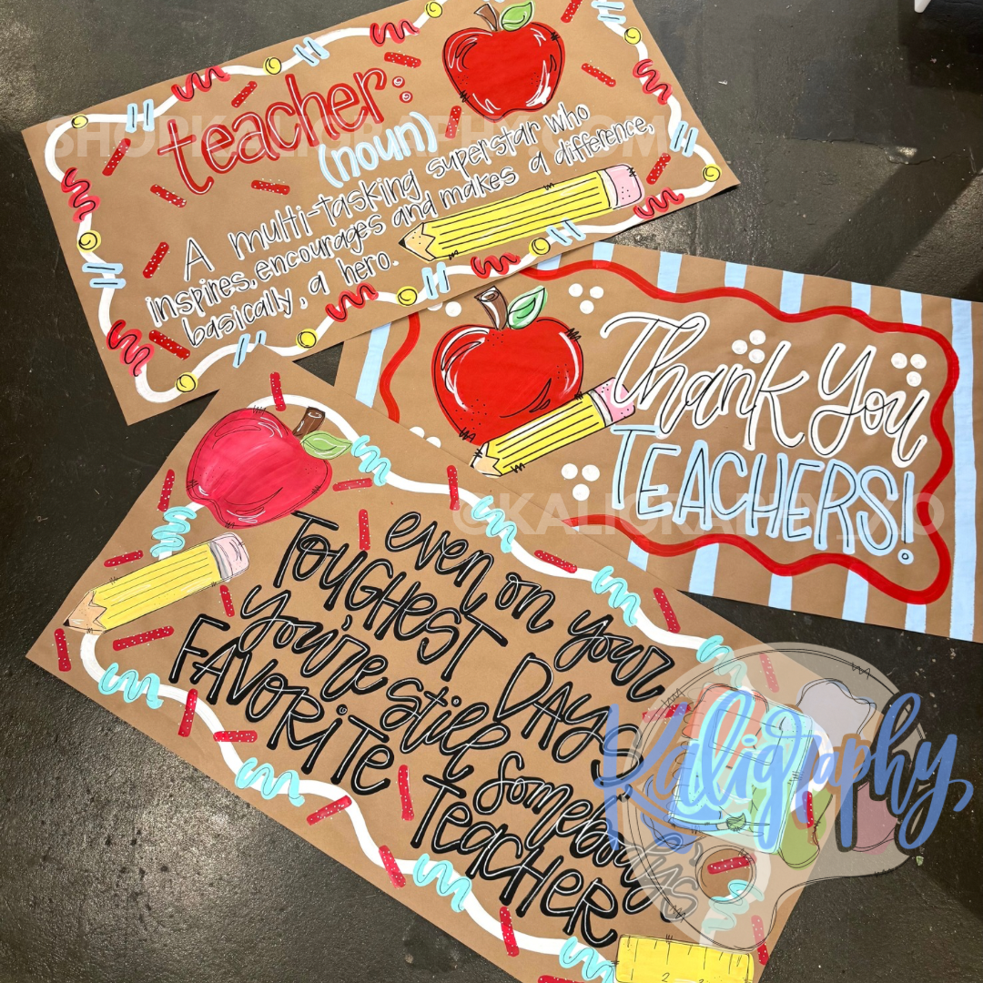 Teacher Appreciation Banner *PREORDER*