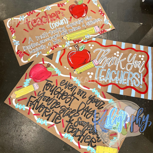 Teacher Appreciation Banner *PREORDER*
