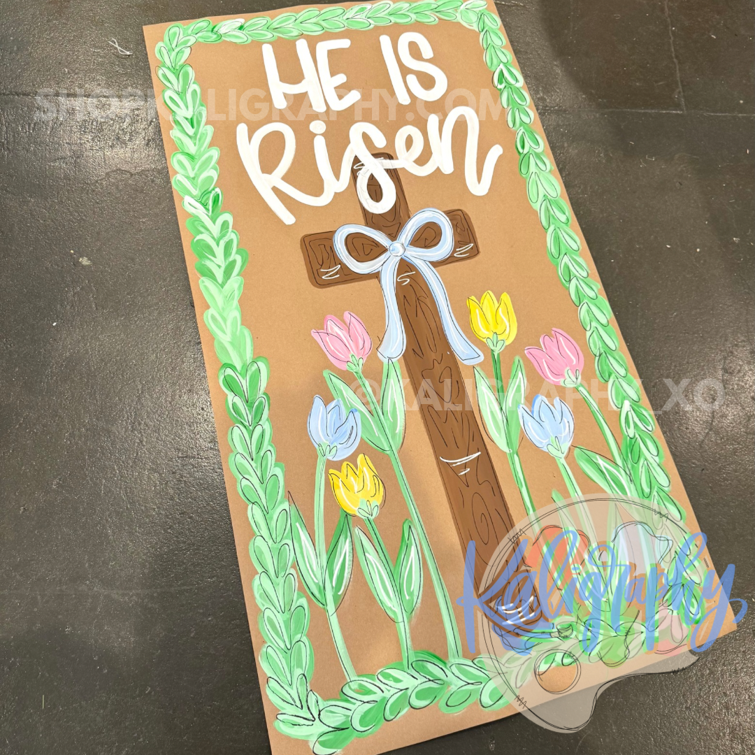 VERTICAL Easter Banner