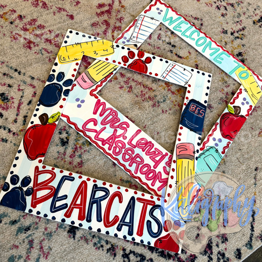 Polaroid Painted School Frame