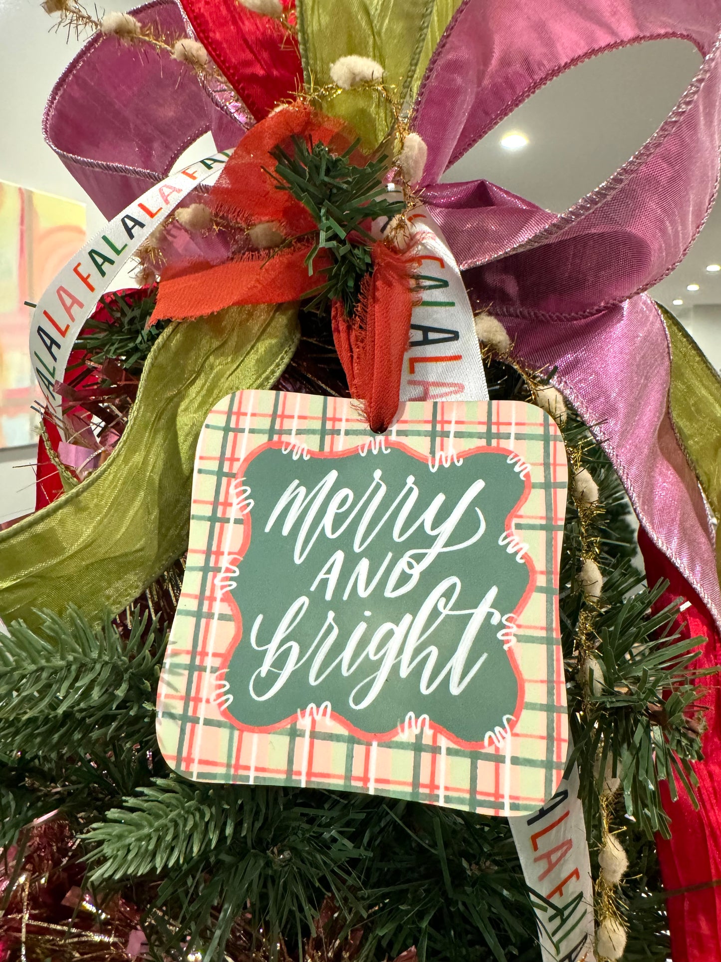 Merry and Bright Ornament