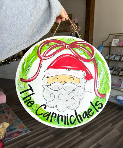 Santa Door Hanger PREORDER