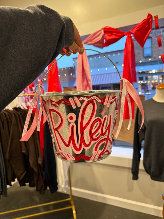 Pink/Red Valentines Bucket