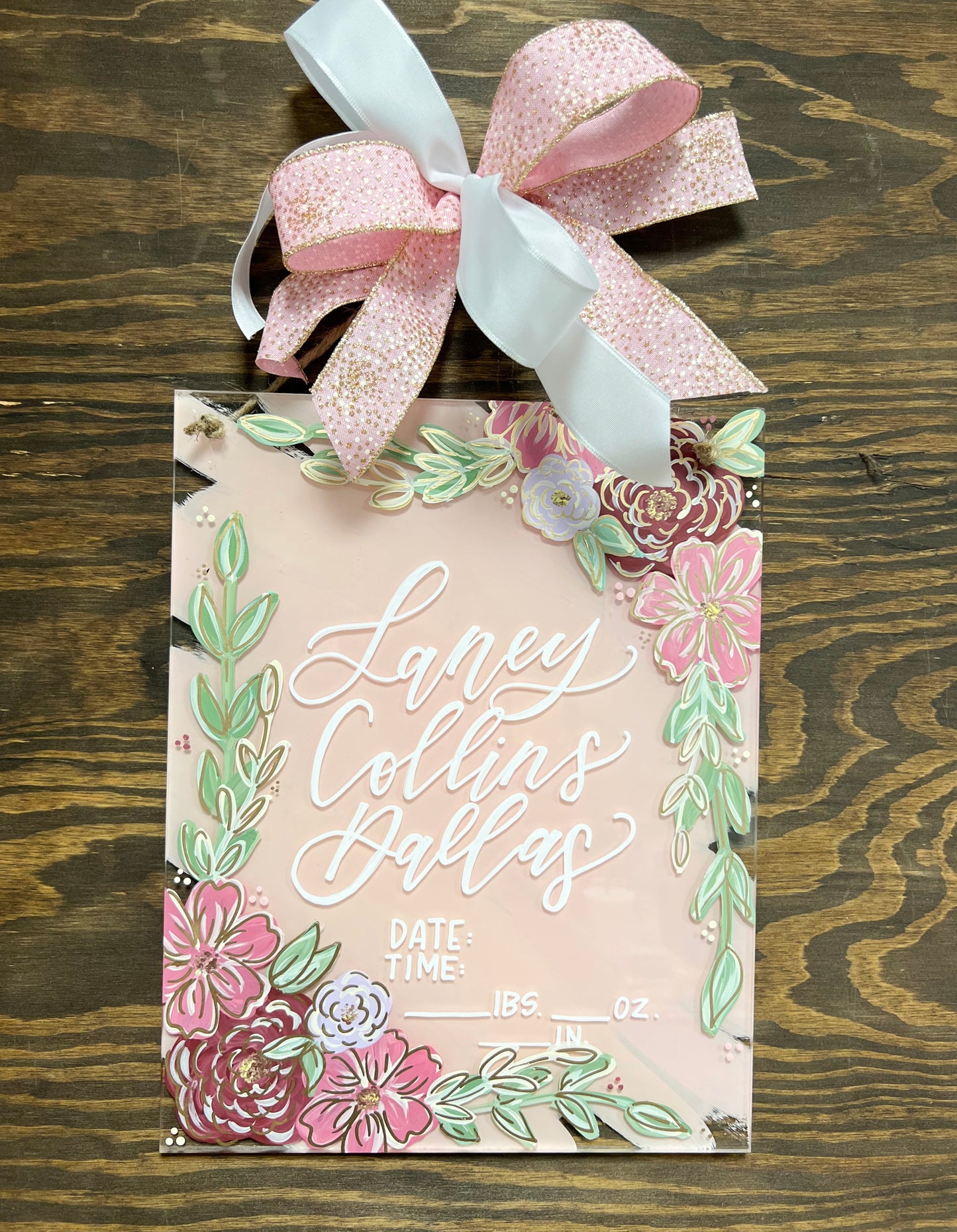 Acrylic Hospital Hangers