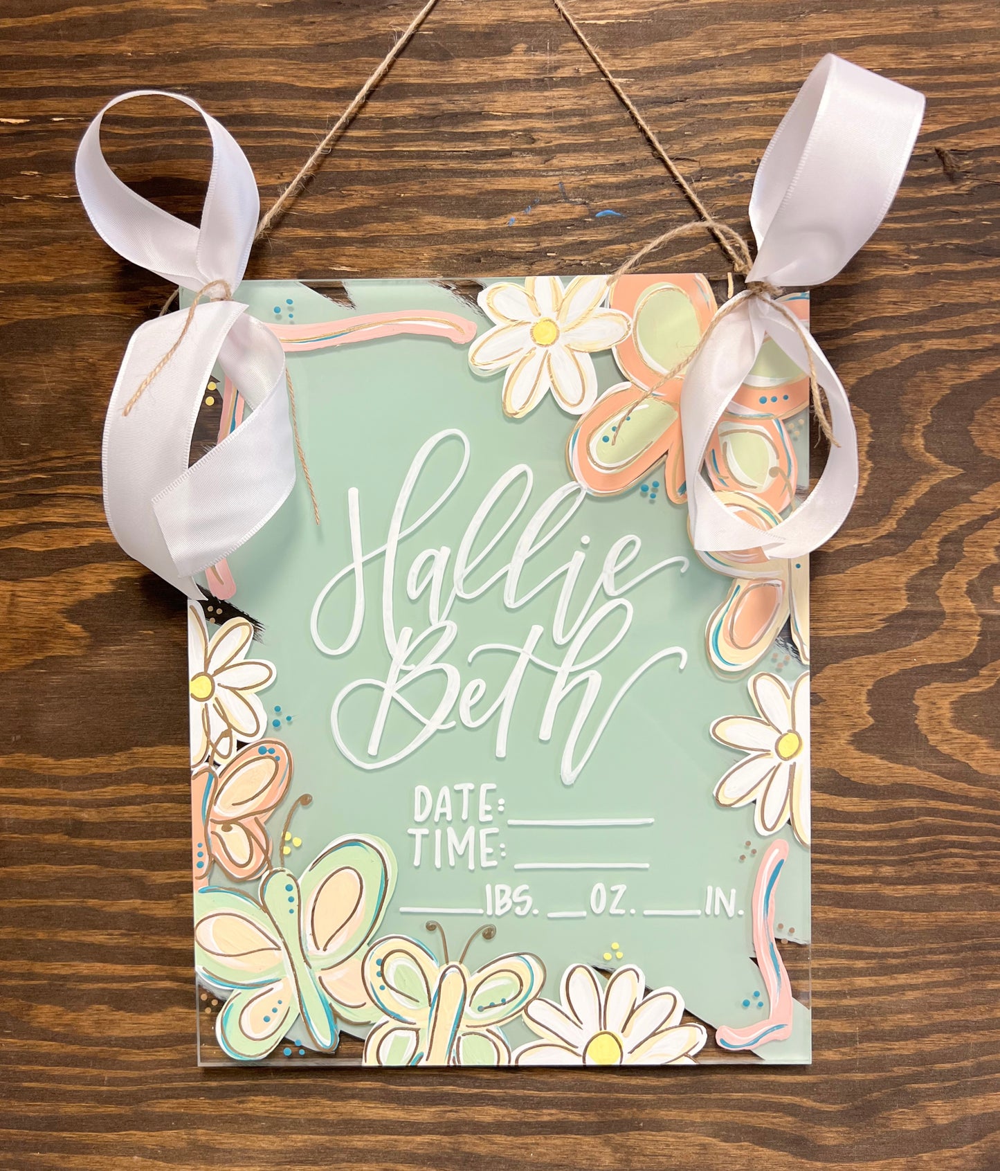 Acrylic Hospital Hangers