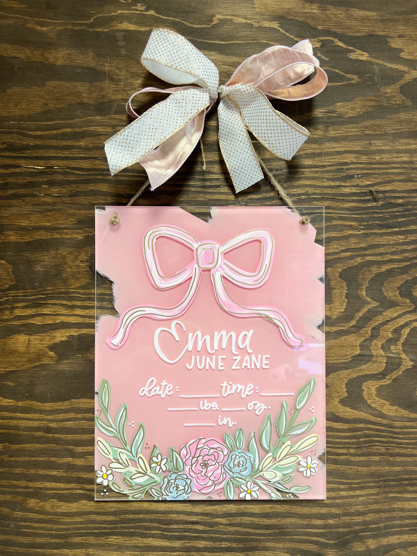 Acrylic Hospital Hangers