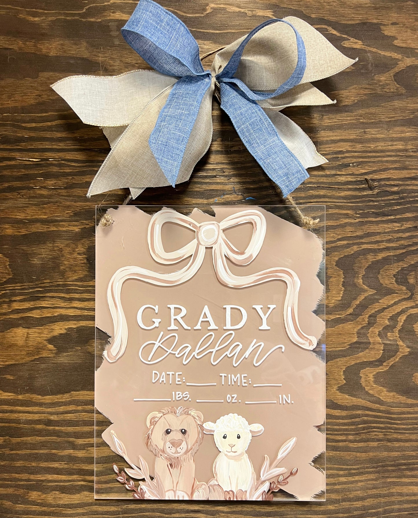 Acrylic Hospital Hangers